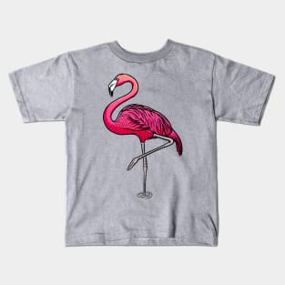 Pink Flamingo Kids T-Shirt